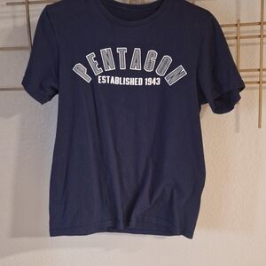 Navy Blue Men's Short Sleeve Tee